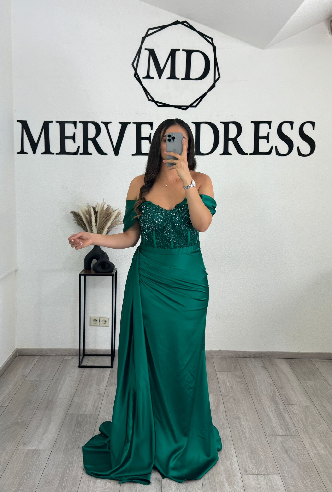 Ela Dress - dunkelgrün