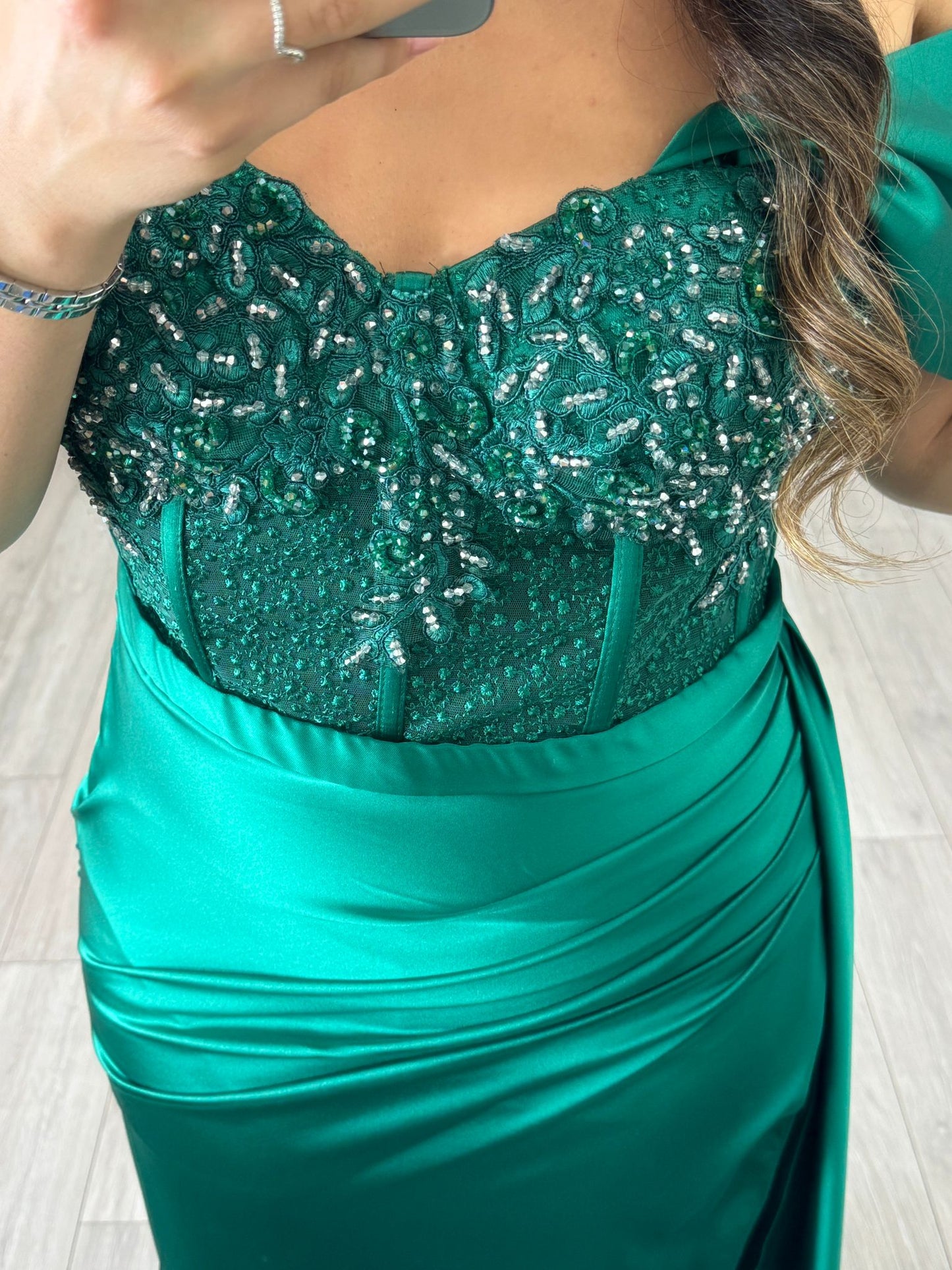 Ela Dress - dunkelgrün