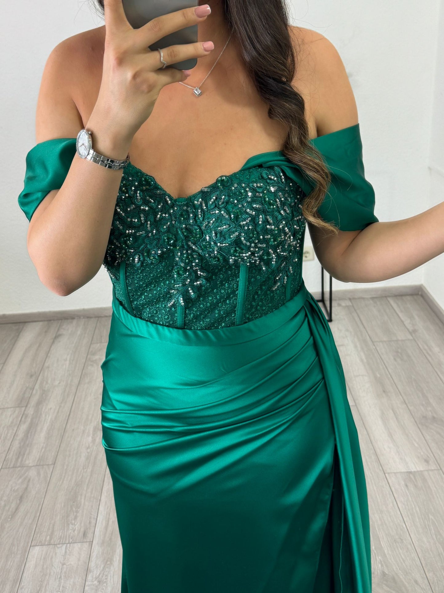 Ela Dress - dunkelgrün